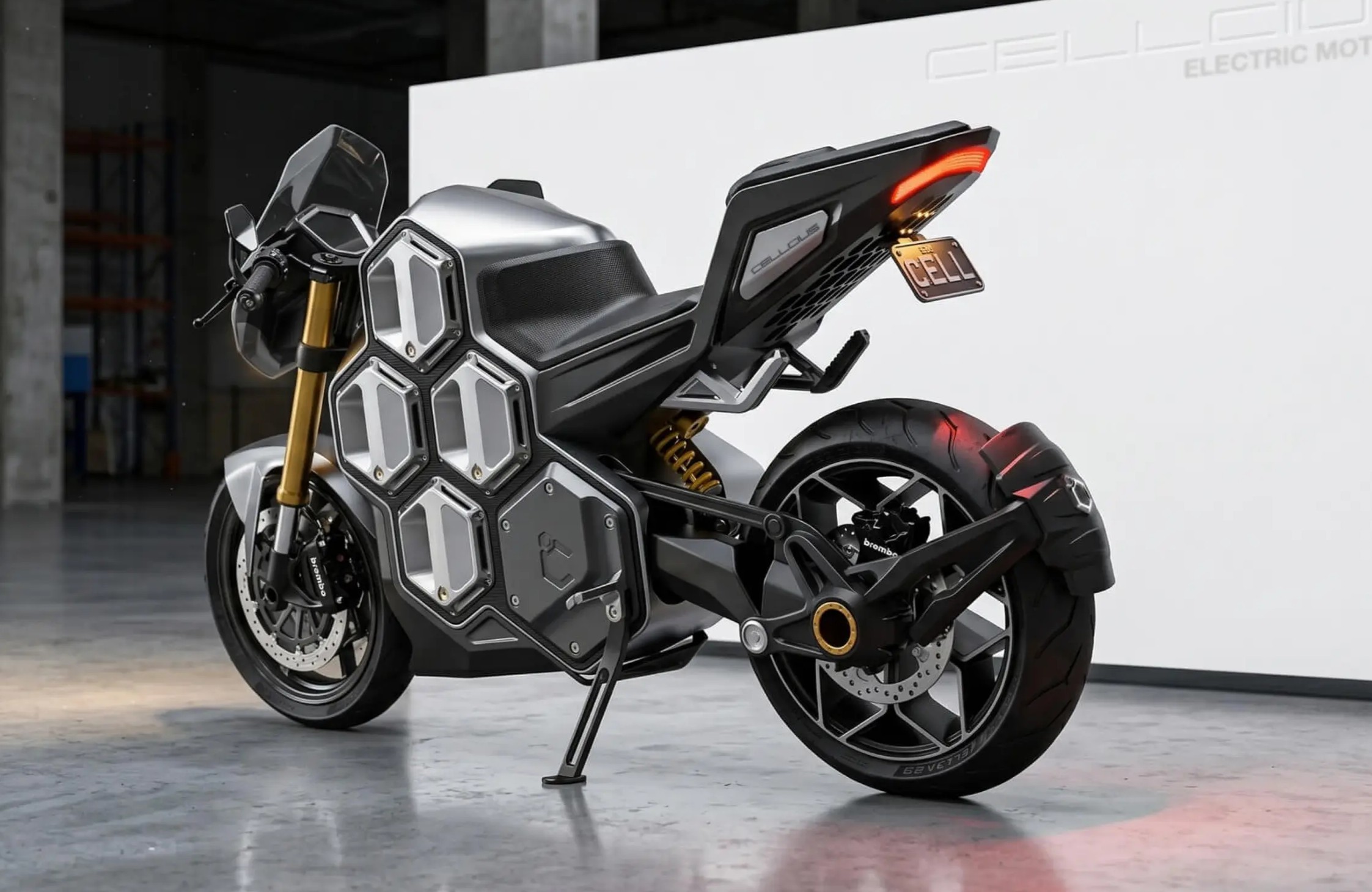Moto électrique Cellcius C-01 de Clandestine Design Group