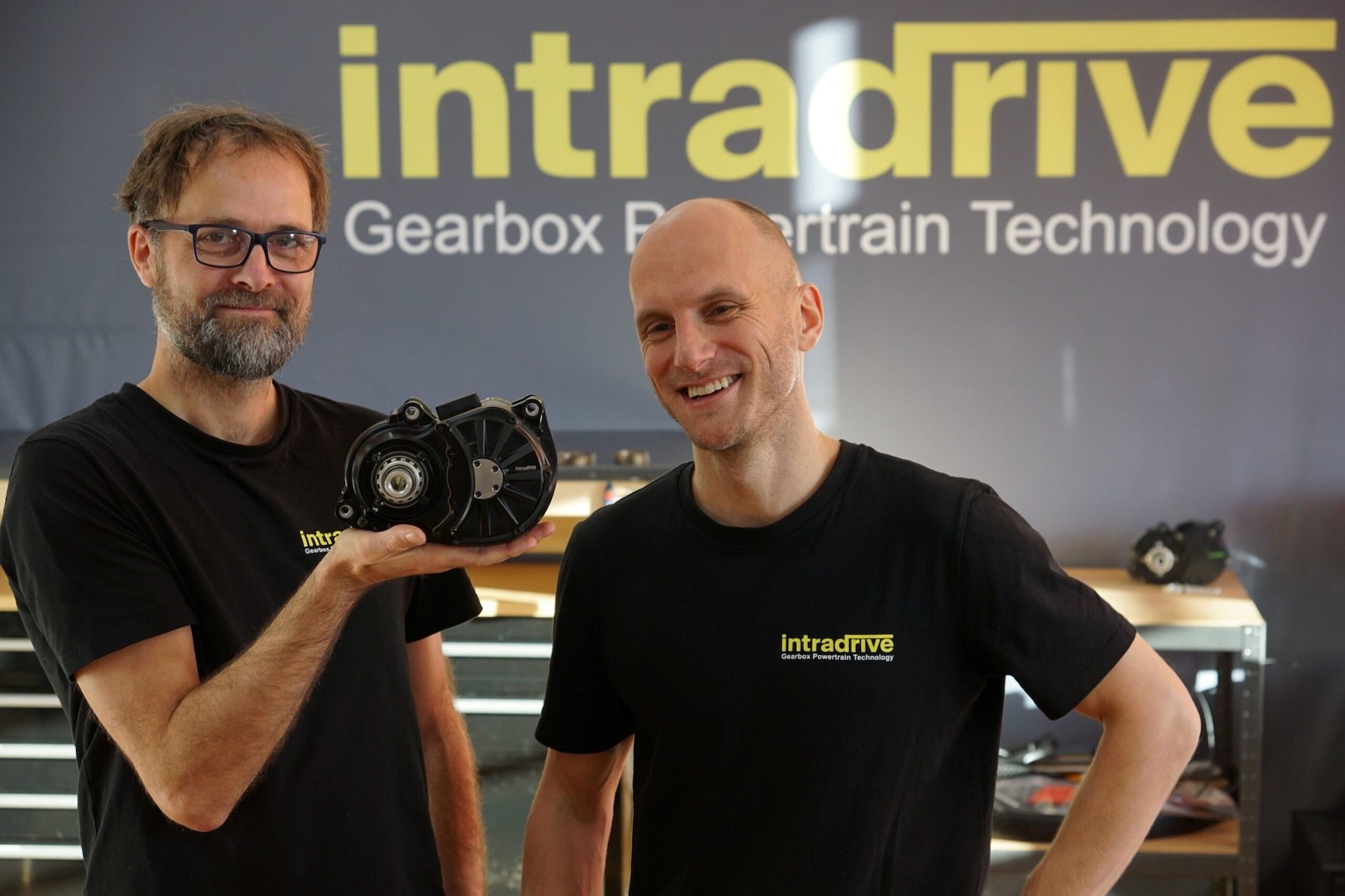 Moteur Intradrive GD8 a boite de vitesses 8 rapports integree pour VTT electrique, vue du carter scelle