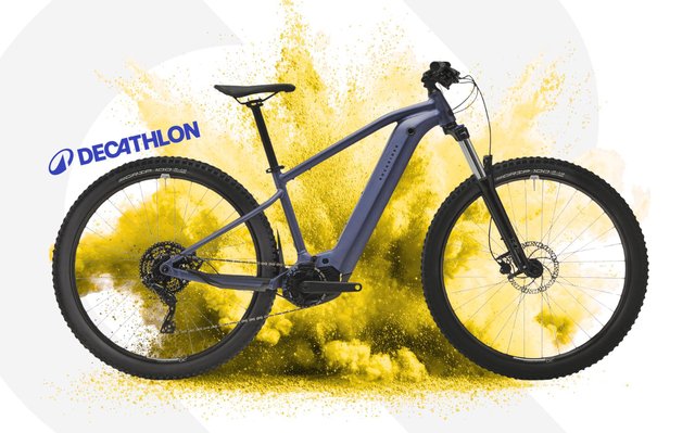 Rockrider E-EXPL 520, VTT électrique 29 pouces à moteur central, en promotion à 1 699,99 € chez Decathlon