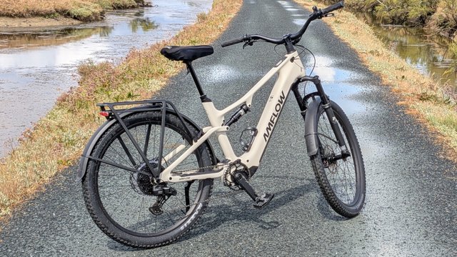 Amflow TL Carbon, vélo électrique tout suspendu équipé du moteur Avinox M2