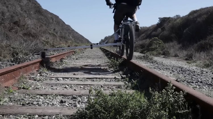 Vélo sur rails