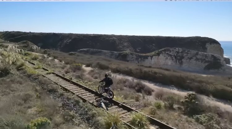 Vélo sur rails