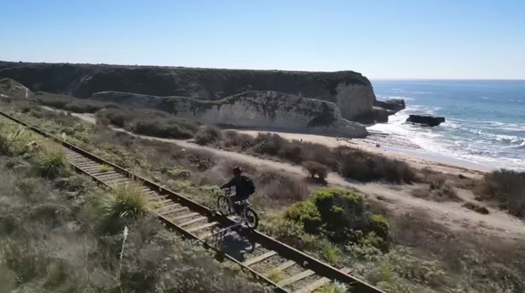 Vélo sur rails