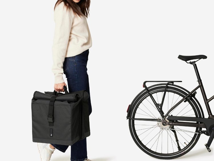 Double sacoche 40 litres pour vélo chez Decathlon