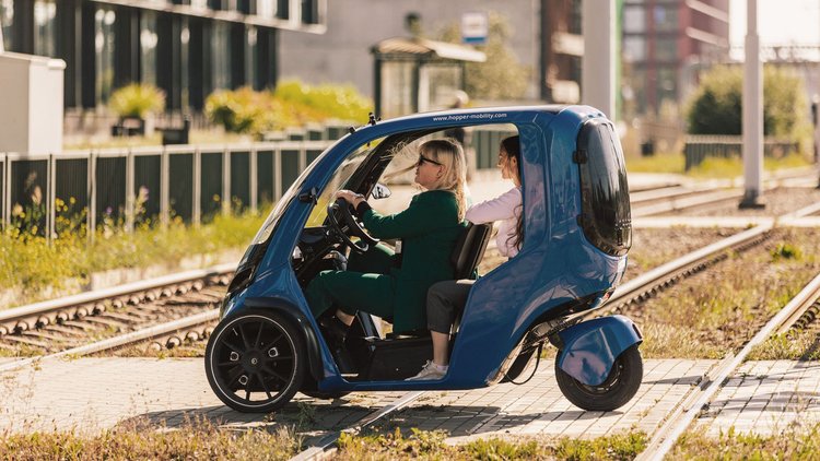 Hopper vélo électrique biplace