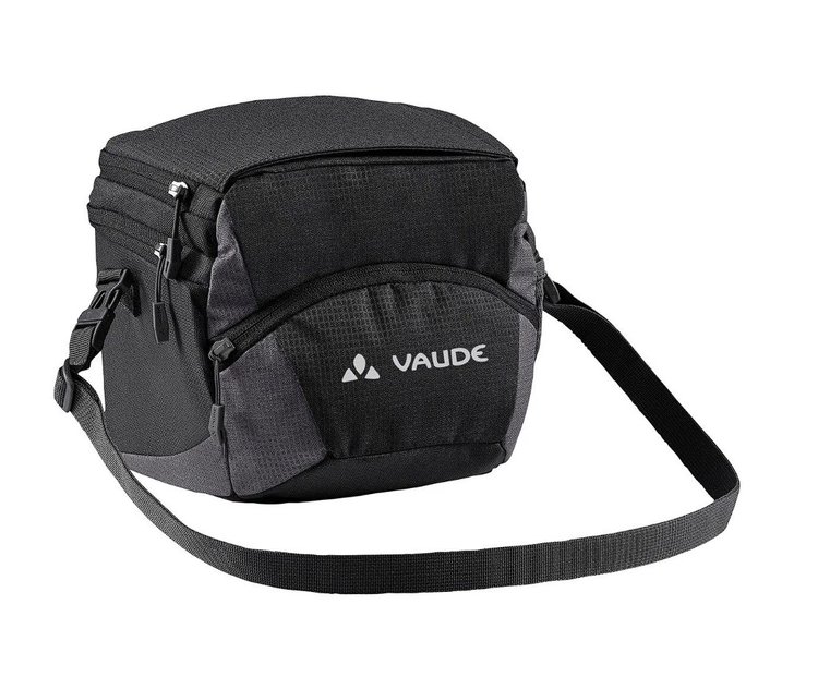 sacoche de guidon vélo amovible Vaude OnTour Box 4L ou 6L avec housse de pluie intégrée pour vélo de ville