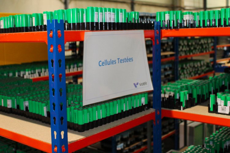 Usine pilote VoltR : Cellules testées