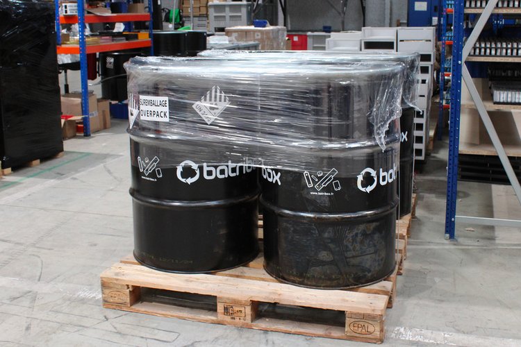 Livraison Batribox à l'usine pilote VoltR