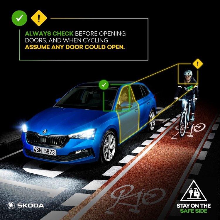 Prévention du dooring grâce au V2X entre cycliste et voiture