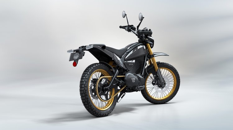 Flying Flea S6, scrambler électrique Royal Enfield 125 sur le stand de l’EICMA 2025