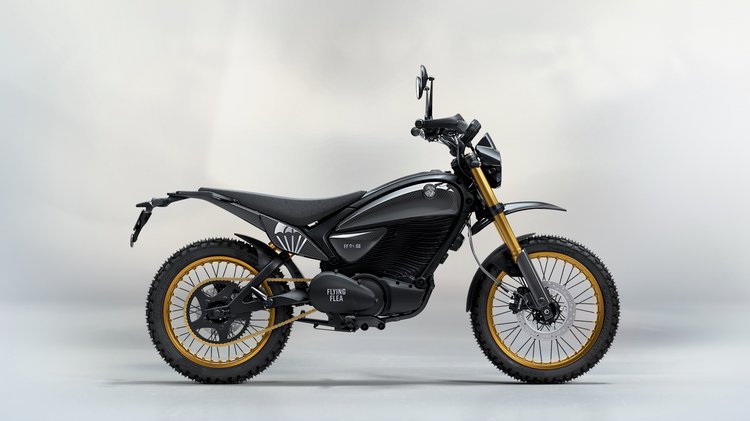 Flying Flea S6, scrambler électrique Royal Enfield 125 sur le stand de l’EICMA 2025