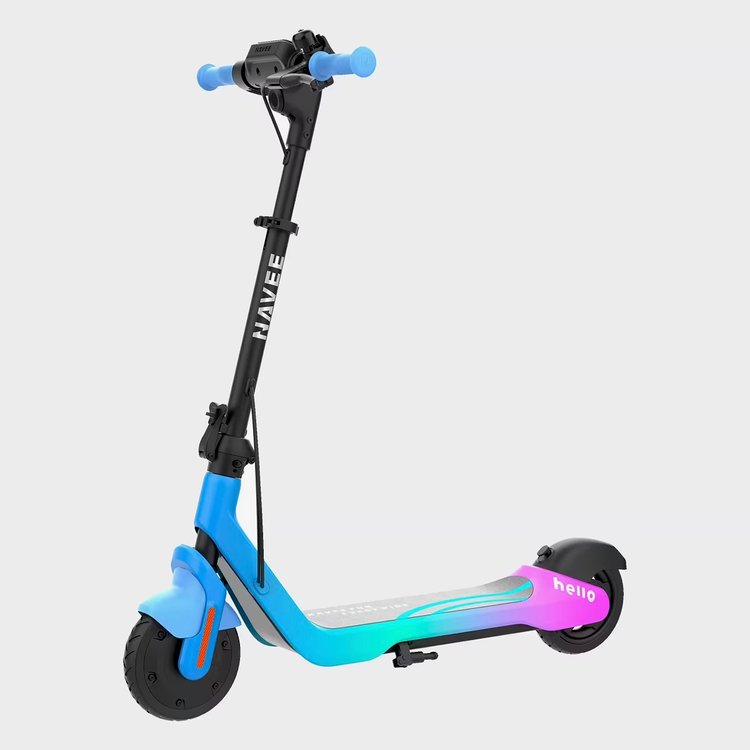 Trottinette électrique enfant Navee K100 Max colorée avec guidon réglable