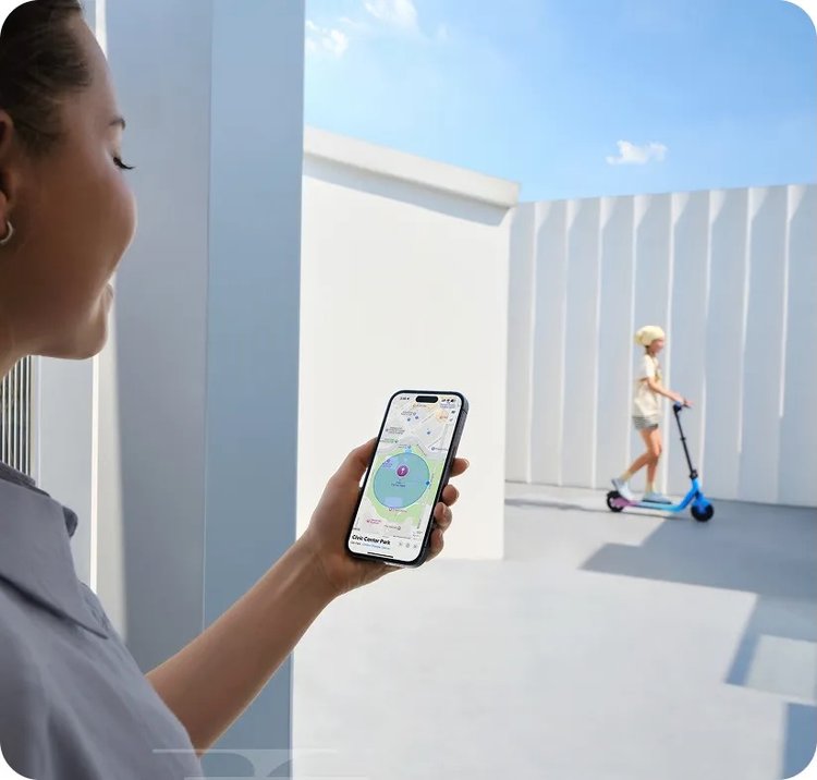 Trottinette électrique enfant Navee K100 Max colorée avec guidon réglable