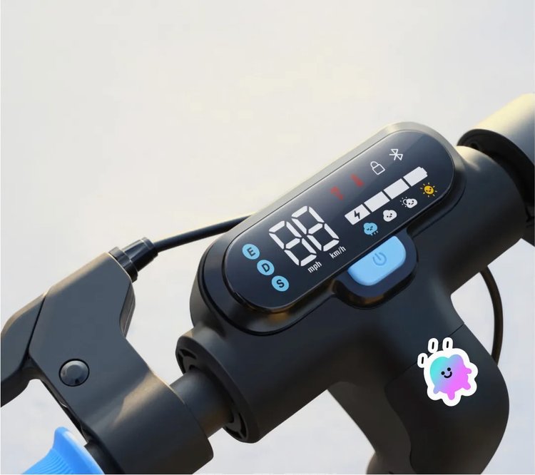 Trottinette électrique enfant Navee K100 Max colorée avec guidon réglable