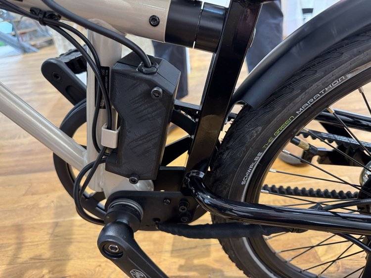 Vélo électrique pliant Nakamura Flexy Boost d’Intersport, compact et fabriqué en France