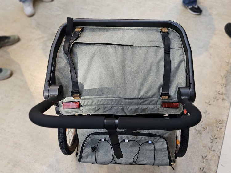 Remorque vélo enfant pliable Rockrider EXPL 900 poussette