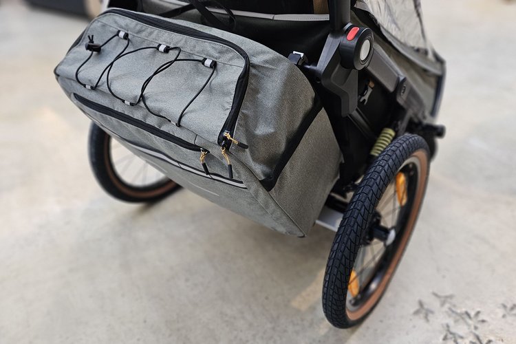 Remorque vélo enfant pliable Rockrider EXPL 900 sacoche