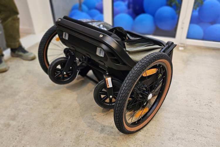 Remorque vélo enfant pliée Rockrider EXPL 900