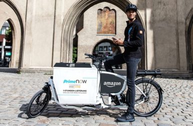 Amazon Prime débute ses livraisons en vélo électrique