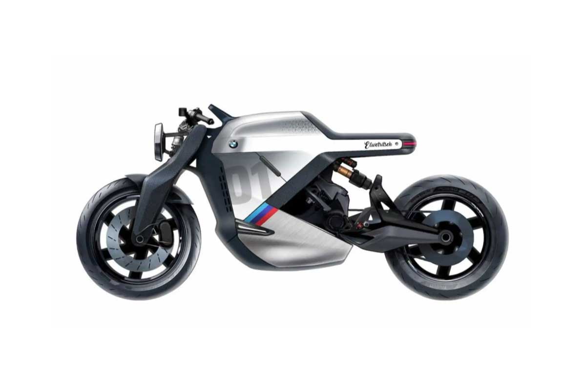 Il imagine une moto électrique BMW au look de Café Racer