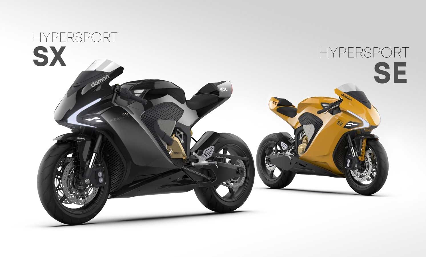 Moto électrique : Damon révèle deux nouveaux modèles sportifs