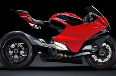 Une moto électrique Ducati en préparation