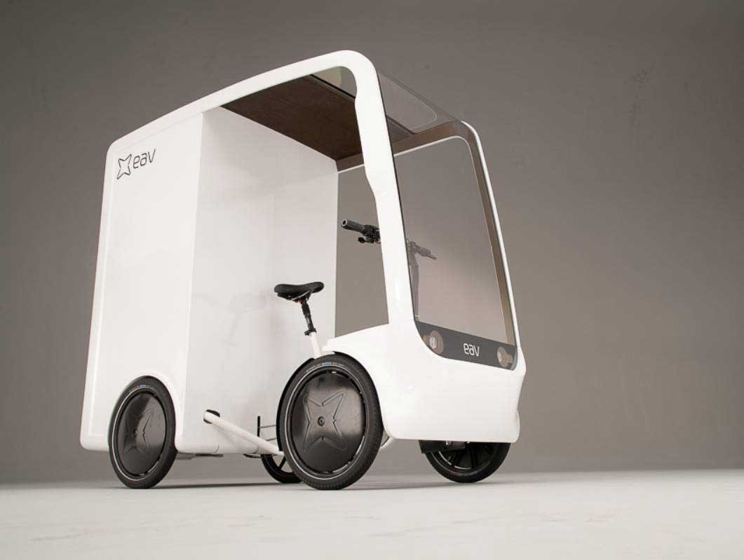 EAVan : un vélo-cargo électrique carrossé pour les livraisons du dernier kilomètre