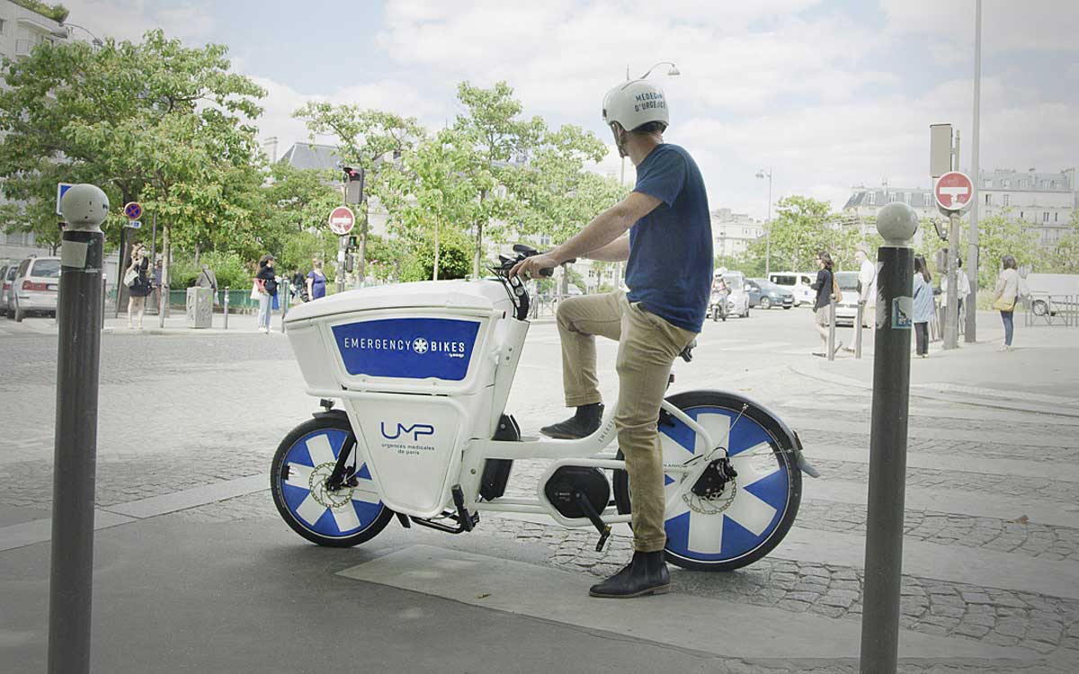 Emergency bikes : voici le premier vélo électrique conçu pour les urgentistes