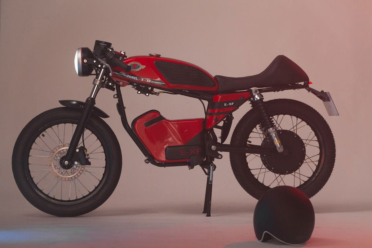 Famel e-XF : cette petite moto électrique rétro arrivera en 2022