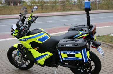 Moto électrique : retour positif des tests de la police allemande