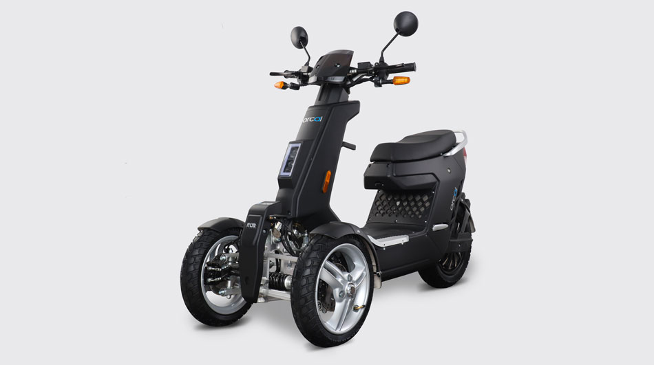 Orcal présente un nouveau scooter électrique à 3 roues