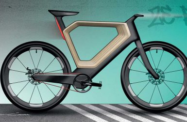 Renault présente un vélo électrique en bois