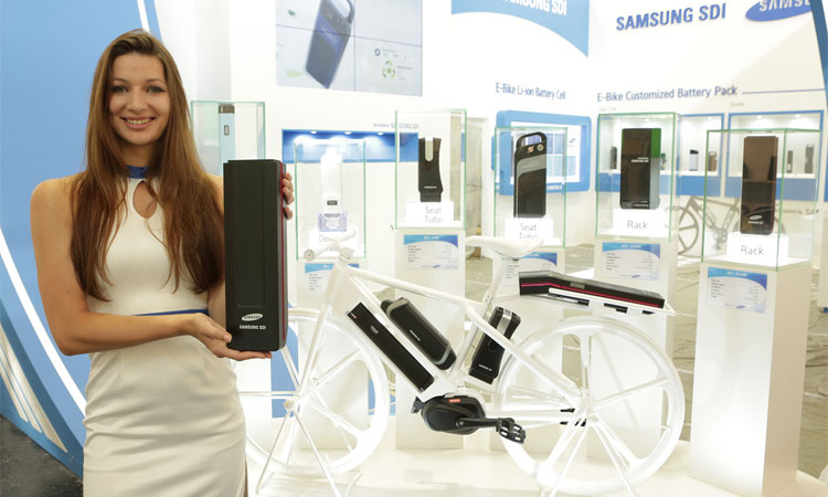 Vélo électrique – Samsung présente sa batterie 500 Wh à Eurobike