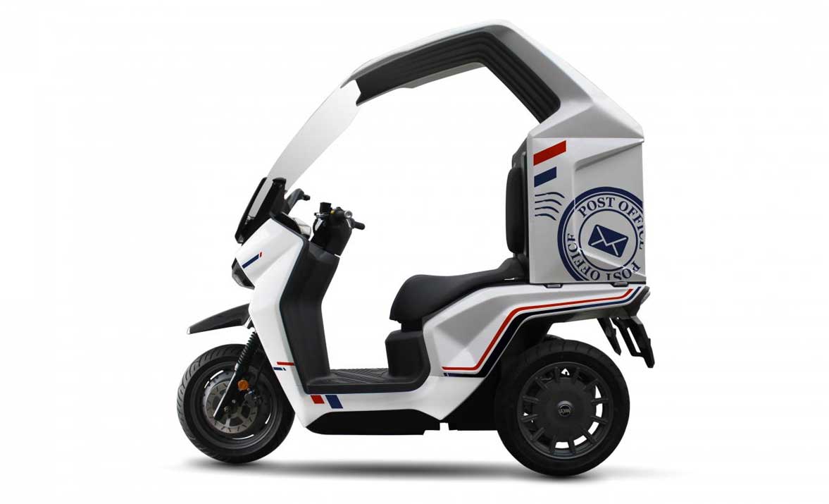 SYM EF3 : un scooter électrique à trois roues taillé pour la ville