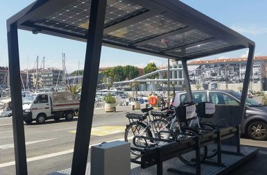 Le Port de Nice s’équipe d’une vélo-station solaire autonome