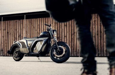 Electrocycle : une étonnante moto électrique à transmission intégrale