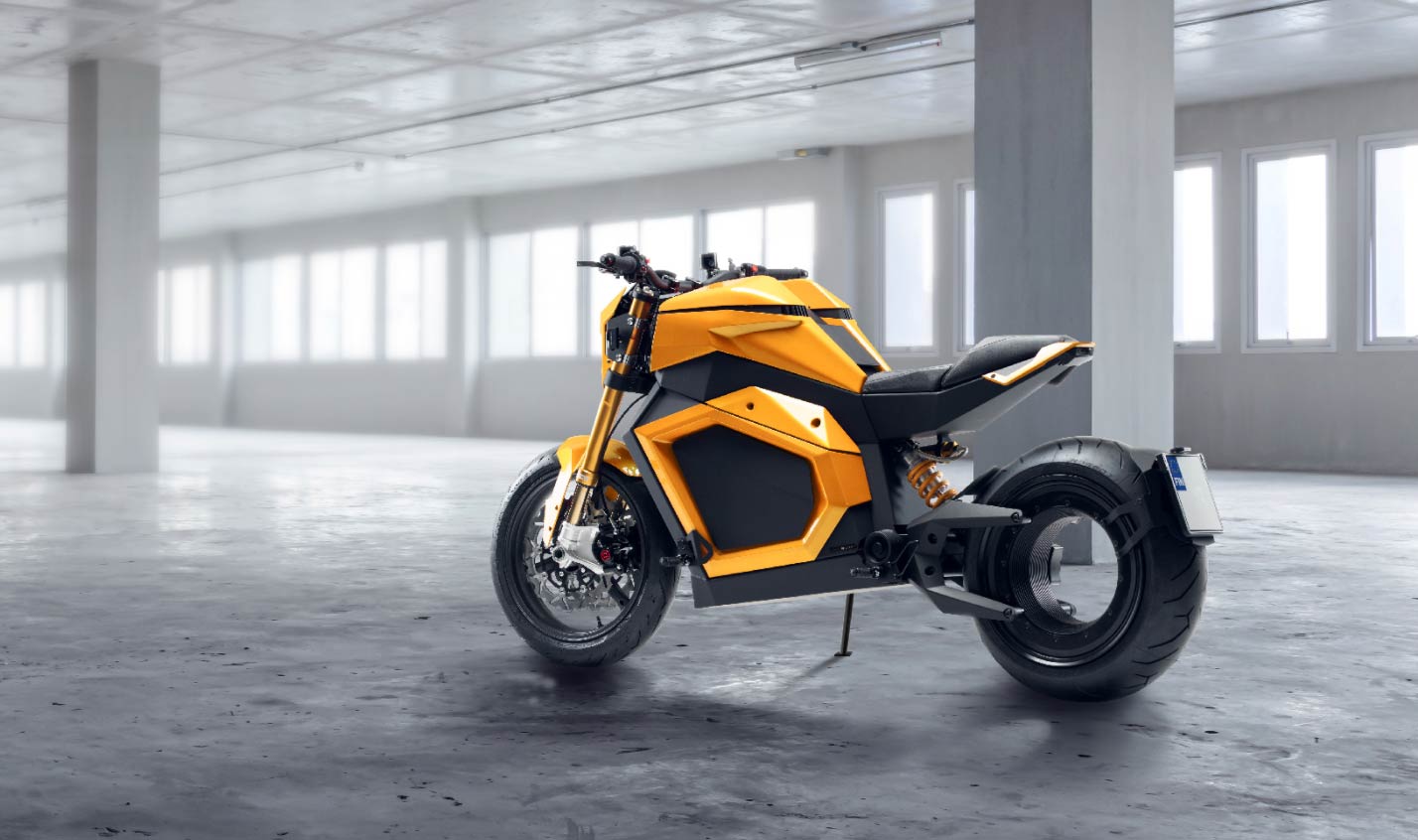 Verge TS : l’étonnante moto électrique sans moyeu arrivera en 2022
