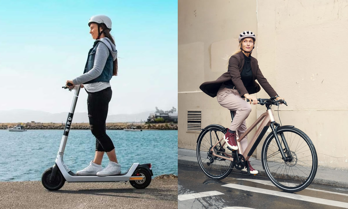 Trajets quotidiens : 9 critères pour choisir entre vélo et trottinette électrique