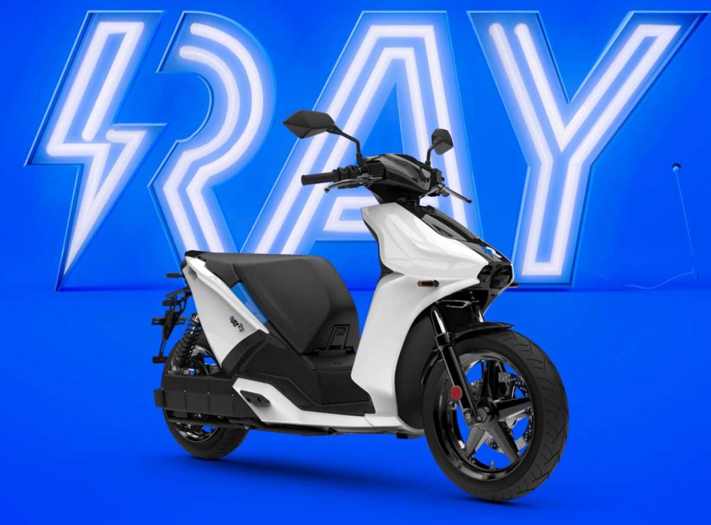Ray 7.7 le nouveau scooter électrique 125 à grande autonomie Cleanrider