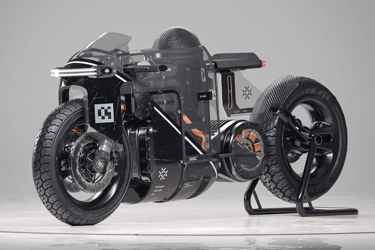 Hydra : cette moto cyberpunk carbure à l’hydrogène