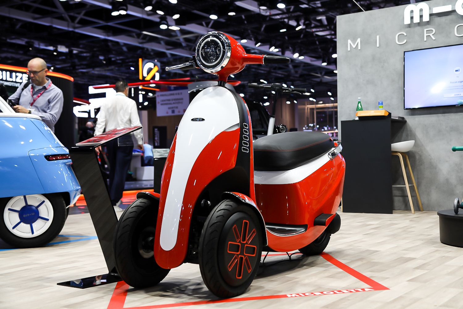 Microletta : l’étrange scooter électrique à trois roues au Mondial de l’Auto