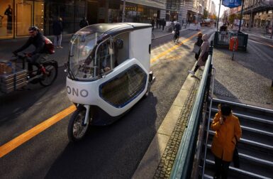 Onomotion : ce vélo cargo électrique à container amovible veut conquérir les villes