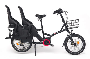 Familial et connecté, le nouveau vélo cargo électrique Red Will coûte 135 € par mois