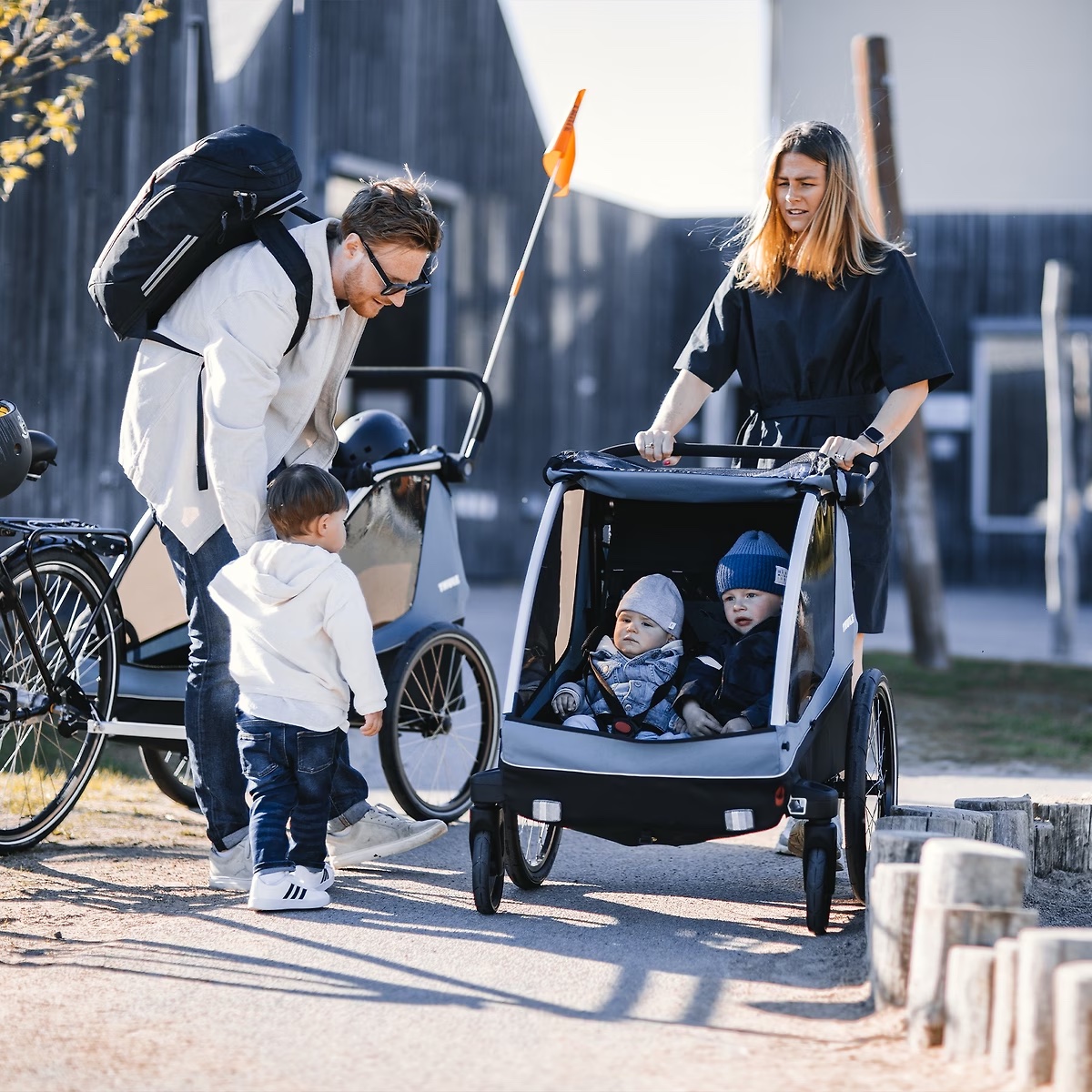 Choisir sa remorque vélo pour transporter son bébé, enfants ou ses courses