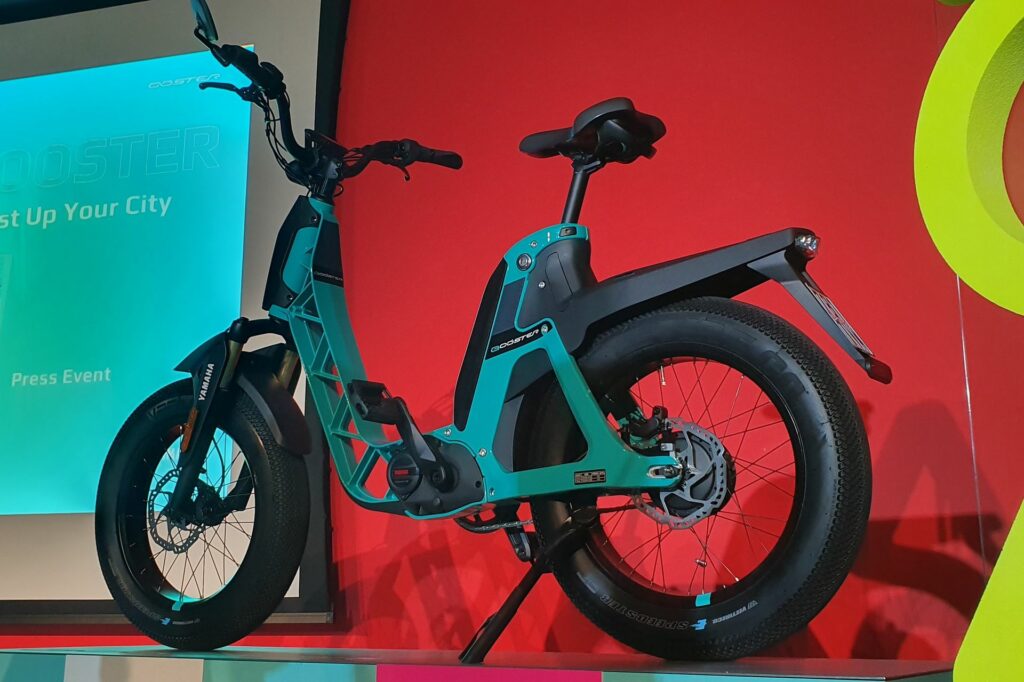 Essai Yamaha Booster électrique mivélo, miscooter, 100 fun