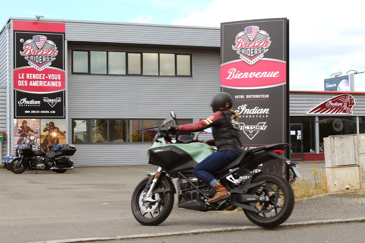 Moto électrique : des Zero Motorcycles chez les bikers d’Indian Rennes ?
