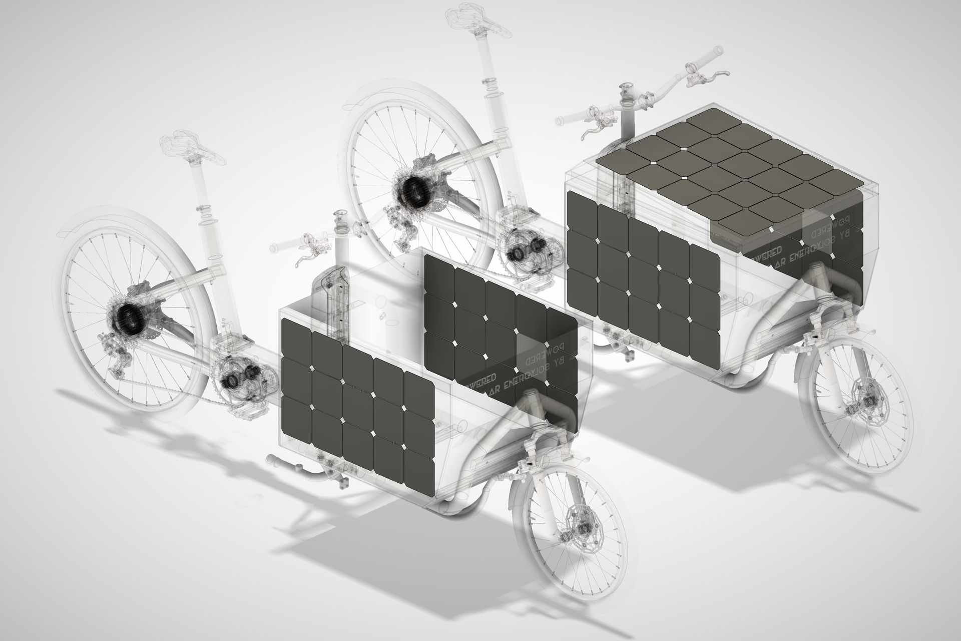 Ces vélos cargo électriques se rechargent avec leurs panneaux solaires