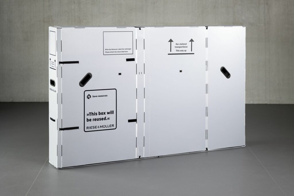 Riese Müller emballage réutilisable BikeBox