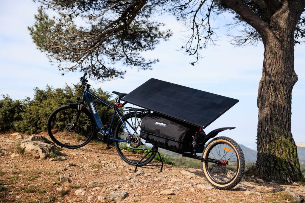 Remorque solaire vélo électrique