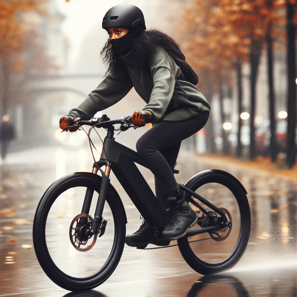 Parka Imperméable Basil Mosse Femme - Vêtement pluie vélo - Vélotafeur